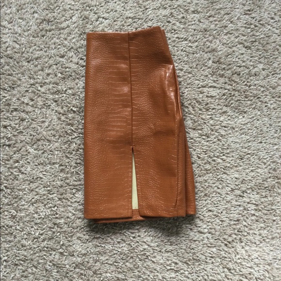 Flame In Your Heart Croc Mini Skirt - Picture 9 of 11